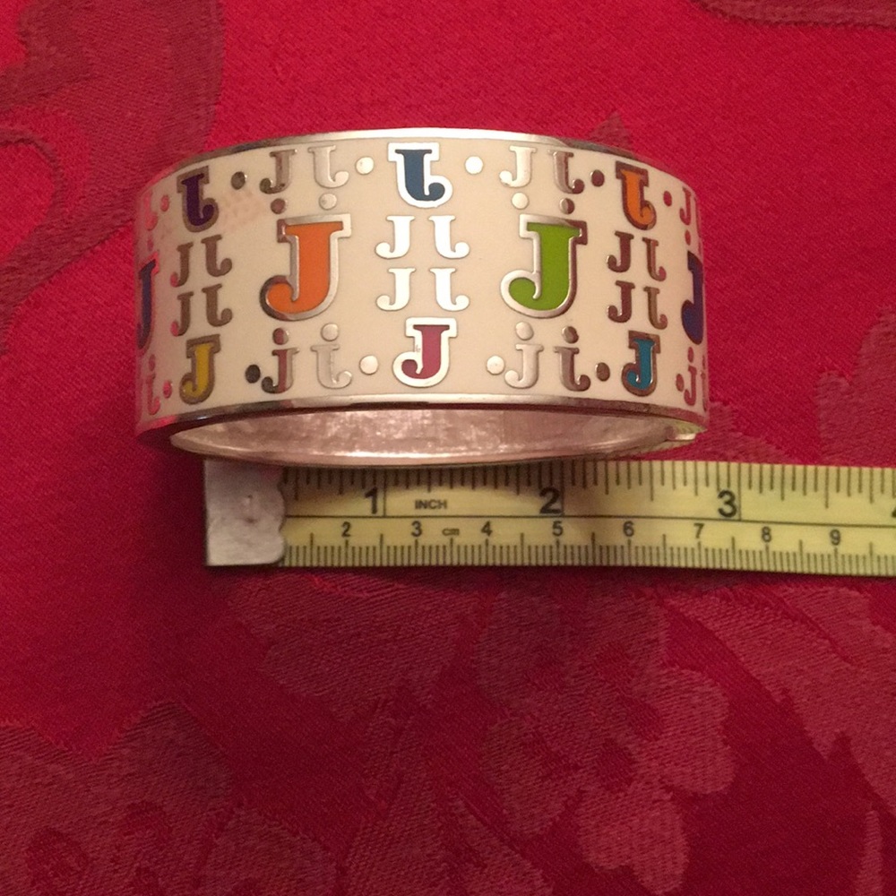 Bangle letter "J" initial bracelet